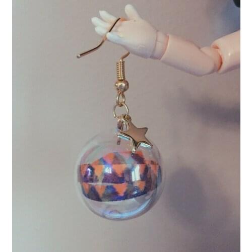 Cosmile JoJos Bizarre Adventure Joyce Earrings Ear Clip Bubble Eardrop Original A pair limited cosplay cute fashion new hot