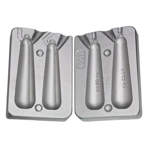 Stampo Piombo Pesca Gr.180-200 + 50 Gancetti Acciaio n°1 Omaggio Pesca dalla Barca