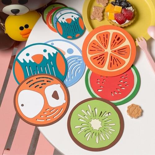 Creative Insulation Pad, Anti-scald and Heat-resistant Household Bowl Mat, Cute Waterproof Silicone Table Mat, Dish Mat, Pot Mat
