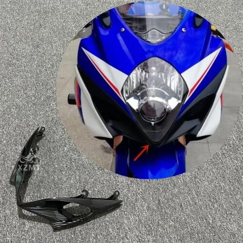 Carbon Fibre Paint Upper Front Fairing Cowl Nose For Suzuki GSX-R 1000 K7 K8 2007 2008