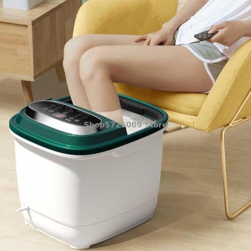 Foot bath, foot bath, full automatic electric massage, constant temperature heating, high depth barrel, calf foot reflexology an
