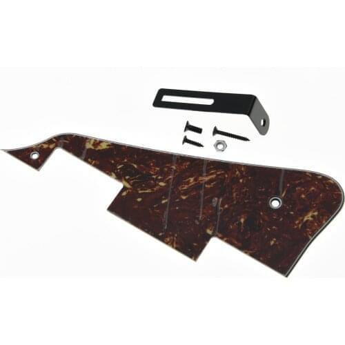 Vintage Tortoise LP Guitar Pickguard with Black Bracket Fits For Epi LP