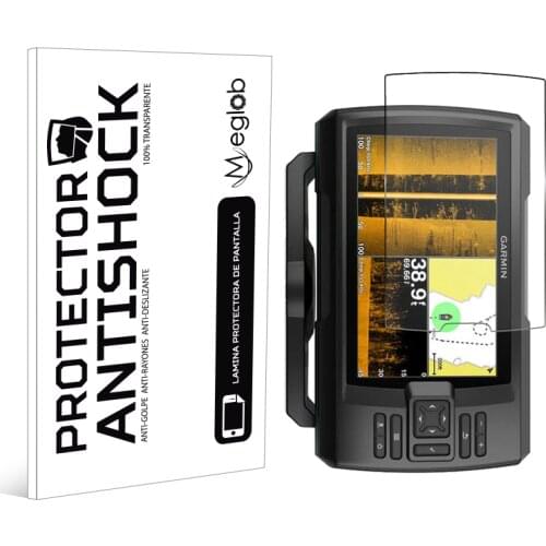 Screen protector Anti-Shock Anti-scratch Anti-Shatter compatible with Garmin Fishfinder Striker Plus 7sv