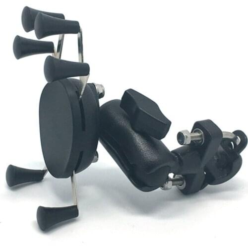 65mm Motorcycle Handlebar Ball Mount Phone Holder Support Bicycle Bracket For Gopro Smartphone GPS Holder