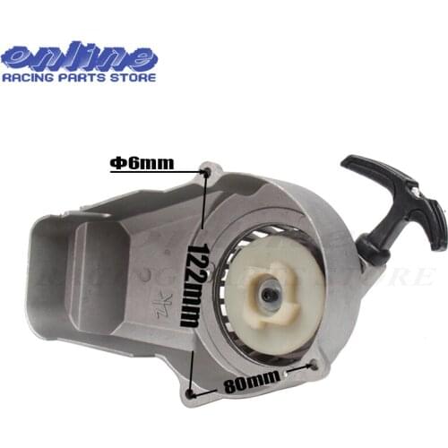 Aluminum Minimoto Easy Recoil Pull Starter For 2 Stroke 47cc 49cc Engine Pocket Bike Mini Moto Dirt Bike Kids ATV Quad