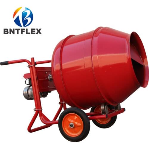 220v 280L 4KW cement mortar mixer concrete sand and gravel feed electric roller consumer and commercial small mixing machine