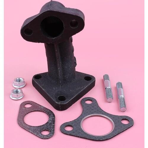 Exhaust Muffler Pipe Manifold Gasket Bolt Nut Gasket Kit For Honda GX340 GX390 11HP 13HP GX 340 390 Lawn Mower Engine Spare Part