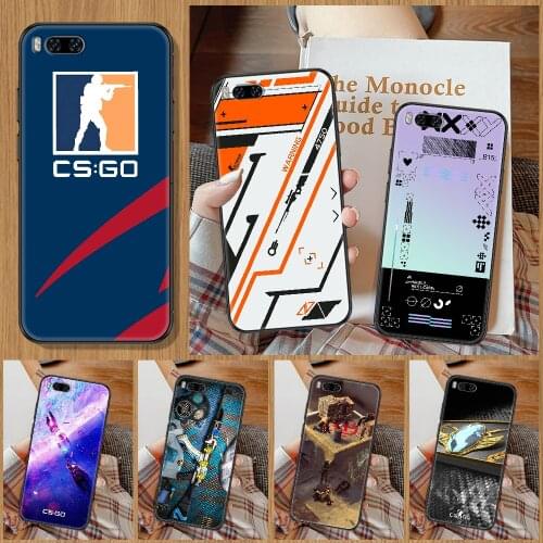 Csgo cs go Phone Case For Xiaomi Mi Note 8 9 10 11 9T 10T A3 Lite Pro Ultra black luxury shell art cover trend hoesjes 3D