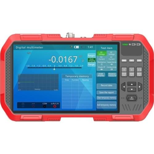 DT-A86 7inch cctv tester with Support H.264& H.265& 4K cameras; TVI 8MP & CVI 8MP & AHD 5MP