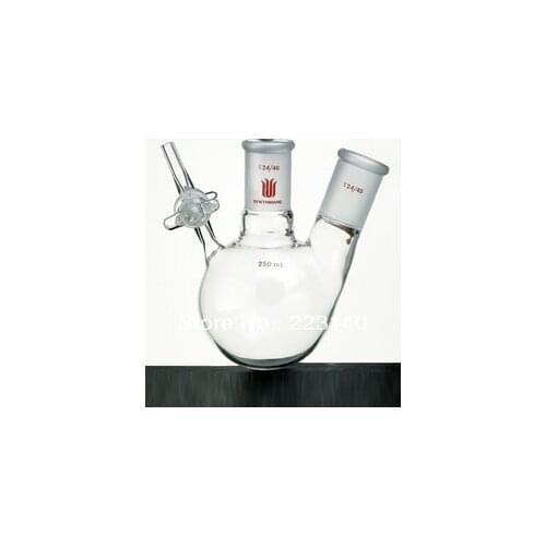 F161250 Flask, Reaction, 2-neck, Capacity:250ml, Joint:14/20