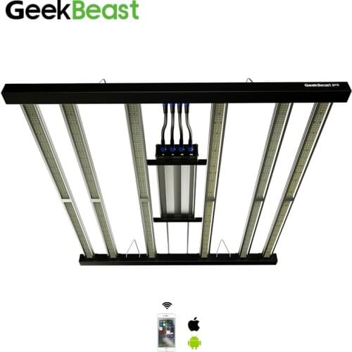 GeekBeast Pro 630w UV IR Full Spectrum Led Grow Lights Bar with Sumsung lm301h led Chips for vertical farm plants