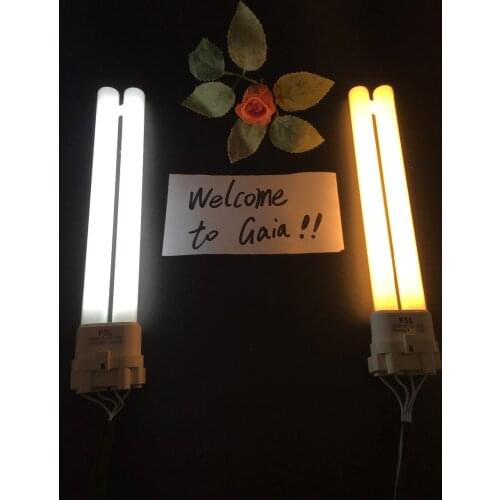 FSL Compact Fluorescent Linear Twin-Tube Light Bulb, CFL H-shape 4 Pin 2G11 Base 18W/ 24W/ 36W/ 40W/ 55W 2700K/ 6500K Available