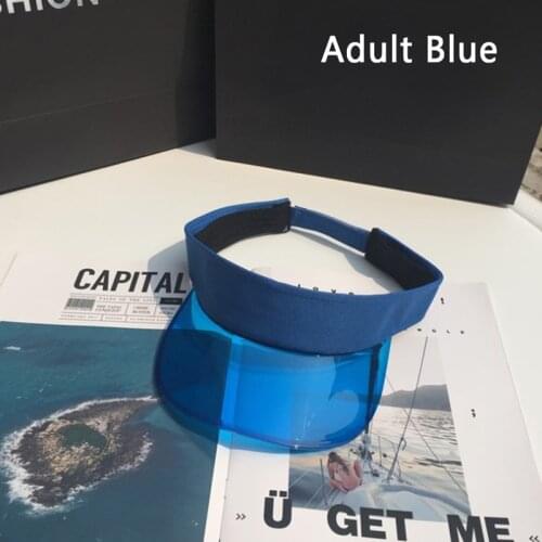 Women Summer UV Protection Sun Visor Plastic Hat Golf Sport Headband Cap Womens Summer UV Protection Sunhat