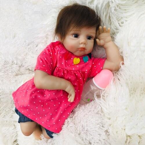Otarddolls Bebe Reborn Dolls 50cm soft Vinyl Silicone reborn baby doll Cute Girl Toys boneca For Children Birthday Gift