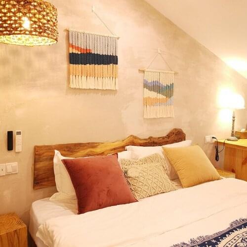 Macrame Handmade tassel tapestry for decoration of Nordic wall tapestry wall hanging