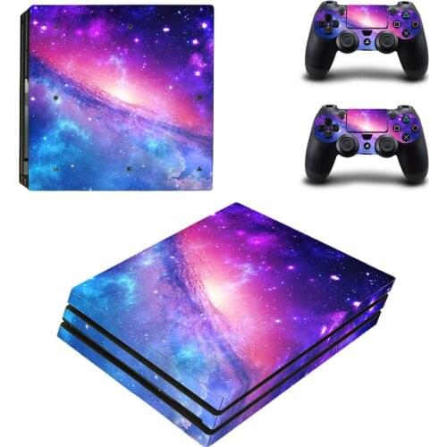 Starry Sky Cloud PS4 Pro Stickers Play station 4 Skin Sticker Decal For PlayStation 4 PS4 Pro Console & Controller Skins Vinyl