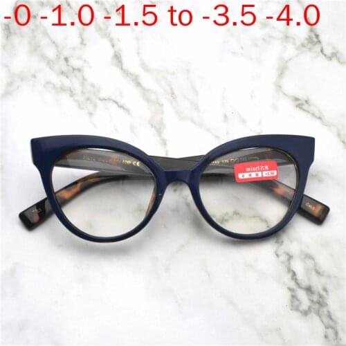 Blue Light Blocking Optical Glasses Women Ultralight Retro Round Myopia Prescription Eyeglasses Lady Full Computer Cat Eyewea NX