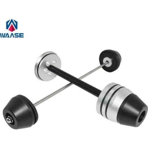 Waase Motorcycle Front & Rear Wheel Fork Axle Sliders Cap Crash Protector For BMW R Nine T R9T 2013-2015 2016 2017 2018 2019