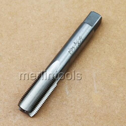 3/8" - 18 NPS Straight Pipe HSS Left hand Tap 3/8 - 18 TPI