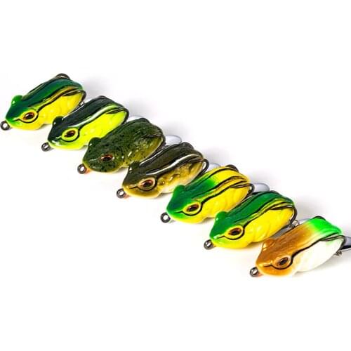 Wokotip Fishing Lures Soft Frog Lure Spinner Squid Thunder 5cm 13g Jig Silicone Bait Spoon Trolls Soft Bait Sea Fishing Jigging