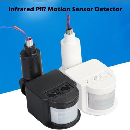 Sensor Light Switch 220V-110V LED Timer Motion Sensor Automatic Infrared PIR Movement Detector Wall Mount Outdoor