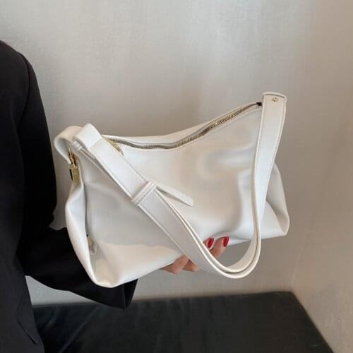 Soft Leather Womens Handbag Casual Large Capacity Shoulder Bags for Women 2021 New Fashion False Hand Shoulder Crossbody Bag
