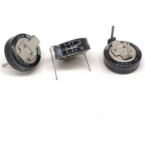 1pcs Original DXJ-5R5H224 5.5V 0.22F H type energy storage memory power supply 5.5V0.22F