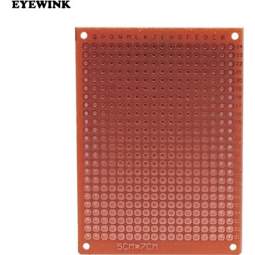 10Pcs DIY Prototype Paper PCB Universal Experiment Matrix Circuit Board 5x7CM