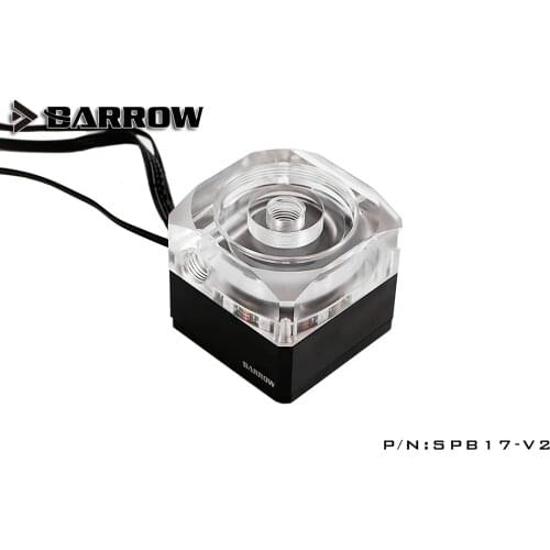Barrow SPB17 v2 LRC2 RGB 50mm Combo PWM Water Cooling Pump Reservoir 17W 960L