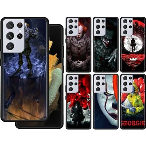 Case For Samsung Galaxy S21 S20 UltrA S21 S20 FE S10 S9 S8 Plus S7 Edge S10Lite S10e Shell Cover Silicone Pennywise Clown Horror