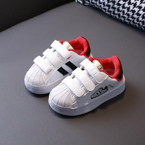 Childrens Running Shoes School Shoes Spring Autumn New Boys Girls Shell-toe Shoes Breathable Casual Sports Shoes Hot All-match
