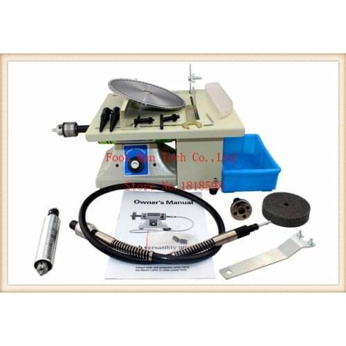 Diy The third generation of multi-functional jade mini table saw multi-purpose jade carving machine grinding polishing machine