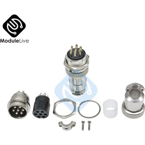 Hot sale 1 set Air Socket GX20-7 Core Male Head + Female Seat For Air Socket Connection