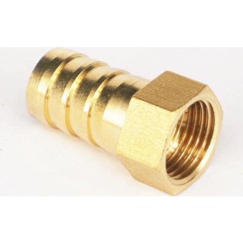 LOT 5 Hose Barb I/D 19mm x 1/2" BSP female Thread Brass coupler Splicer Connector fitting for Fuel Gas Water