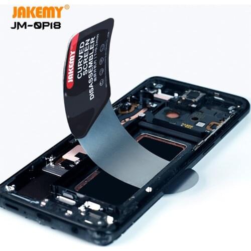 JAKEMY OP18 Original Stainless Steel Curved Screen Disassemble Blade 0.1 mm Safe Disassembly Tool for Curved Screen Mobile Phone