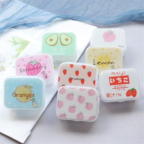Contact Lenses Tweezers Candy Color Contact Lenses Box Contact Lens Case For Travel Kit Holder Container