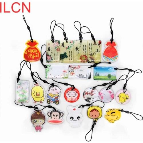 S50 1K 13.56Mhz Changeable Rewritable UID Keychain RFID Dropping Glue Keyfob Access Control Card Porta Chave Multiple Choices