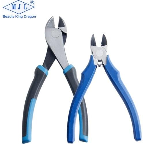 MJL 6''/7'' Diagonal Cutting Pliers Electrical Wire Stripper Pliers For Cable Cutter Wire Electrician Hand Tools