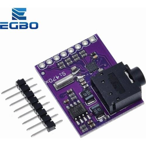 Si4703 RDS FM Radio Tuner Evaluation Breakout Module For Arduino AVR PIC ARM Radio Data Service Filtering Carrier Module