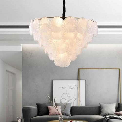 Modern Luxury Glass Leaves E14 Pendant Lights Living Room Plate Gold Metal Lustre Pendant Lamp Suspend Lamp Fixtures Lamparas
