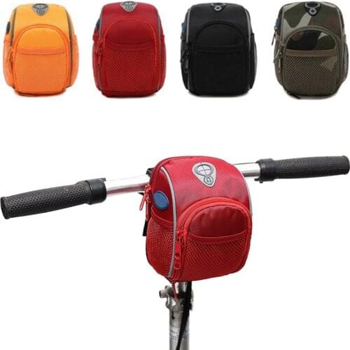 Scooter Head Handle Bag For Xiaomi Mijia M365 Electric Scooter Ninebot ES Nextdrive F0 Carry Tools Charger Battery Bottle phone