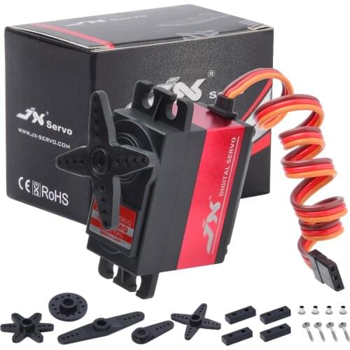 JX PDI-6208MG 8kg 0.07 sec High Speed Metal Gear Digital Standard Servo for 1/10 RC Drift Car Buggy Crawler Plane