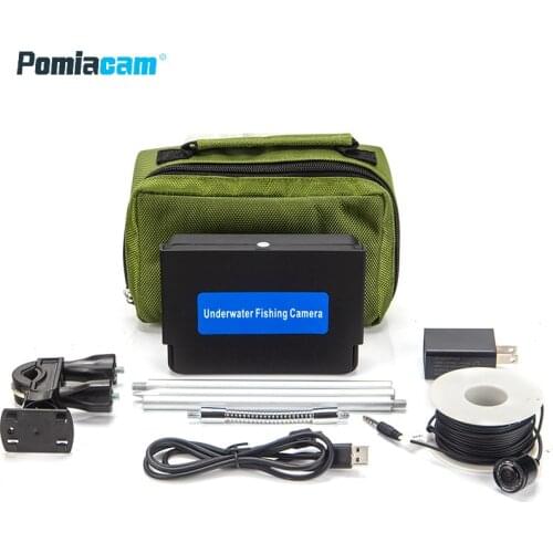 WF25C 20M 30M 1200TVL Fish Finder Underwater Ice Fishing Camera 4.3" LCD Monitor 8PCS LED Night Vision Camera For Fishing