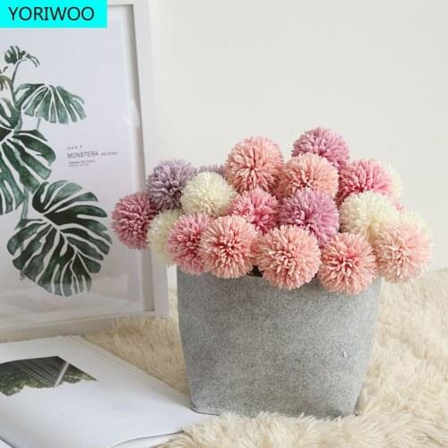 YORIWOO Plastic Dandelion Fake Flowers Festive Party Supplies Birthday Party Decorations Kids Valentines Wedding Decoration DIY