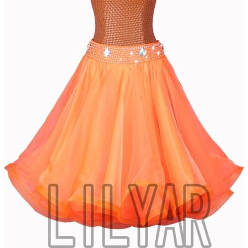 Latin Dance Dress Latin Skirt Competition Dress Costumes Performing Dress Practice Skirt Customize Adult Kids Lady