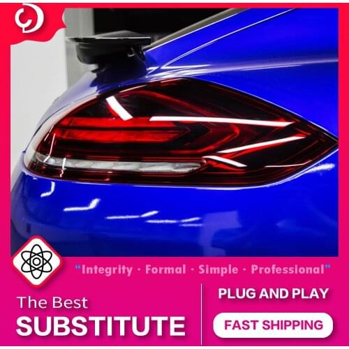 AKD Car Styling Taillights for Porsche Panamera 4 2014-2017 LED Tail Light DRL Tail Lamp Turn Signal Rear Reverse Brake