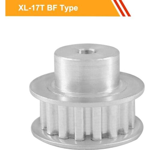 XL 17T Timing Belt Pulley 11mm Belt Width XL Type Toothed Pulley Wheel 5/6/6.35/8/10/12mm Bore Gear Pulley for Engraving Machine