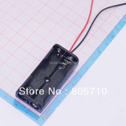 2*AAA Battery Holder, Triple A battery holder, 150mm long wire, 100pcs/lot