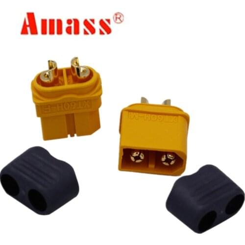 2pcs/lot Original Amass Male Female XT60 XT60H Bullet Connector Plugs For RC Connectors Lipo Battery 20%off