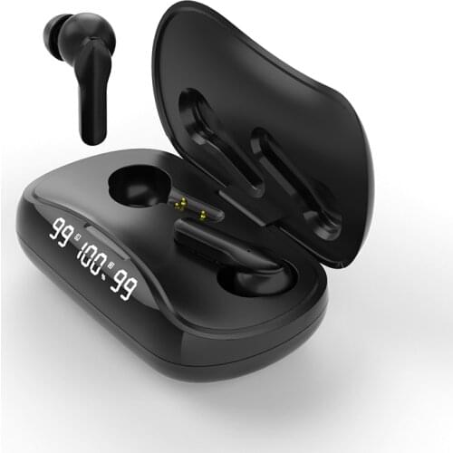 TWS Wireless Headphones Bluetooth Earphones Led Sports Hifi Earbuds 9D Stereo Noise Canceling Headset with Microphone Earpod